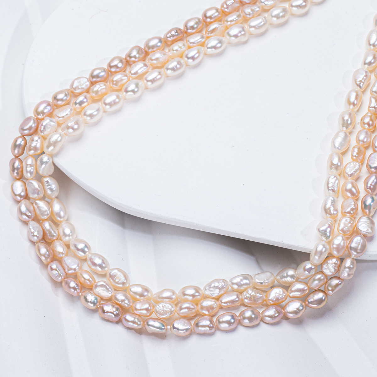 【双十一第②弹】天然淡水珍珠无核全珠项链清货多色随机发介意