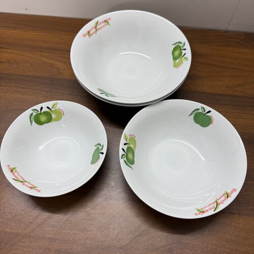 斗碗 6/7/8 陶瓷 青苹果 粉碗面碗 粥碗 破损拍照包赔