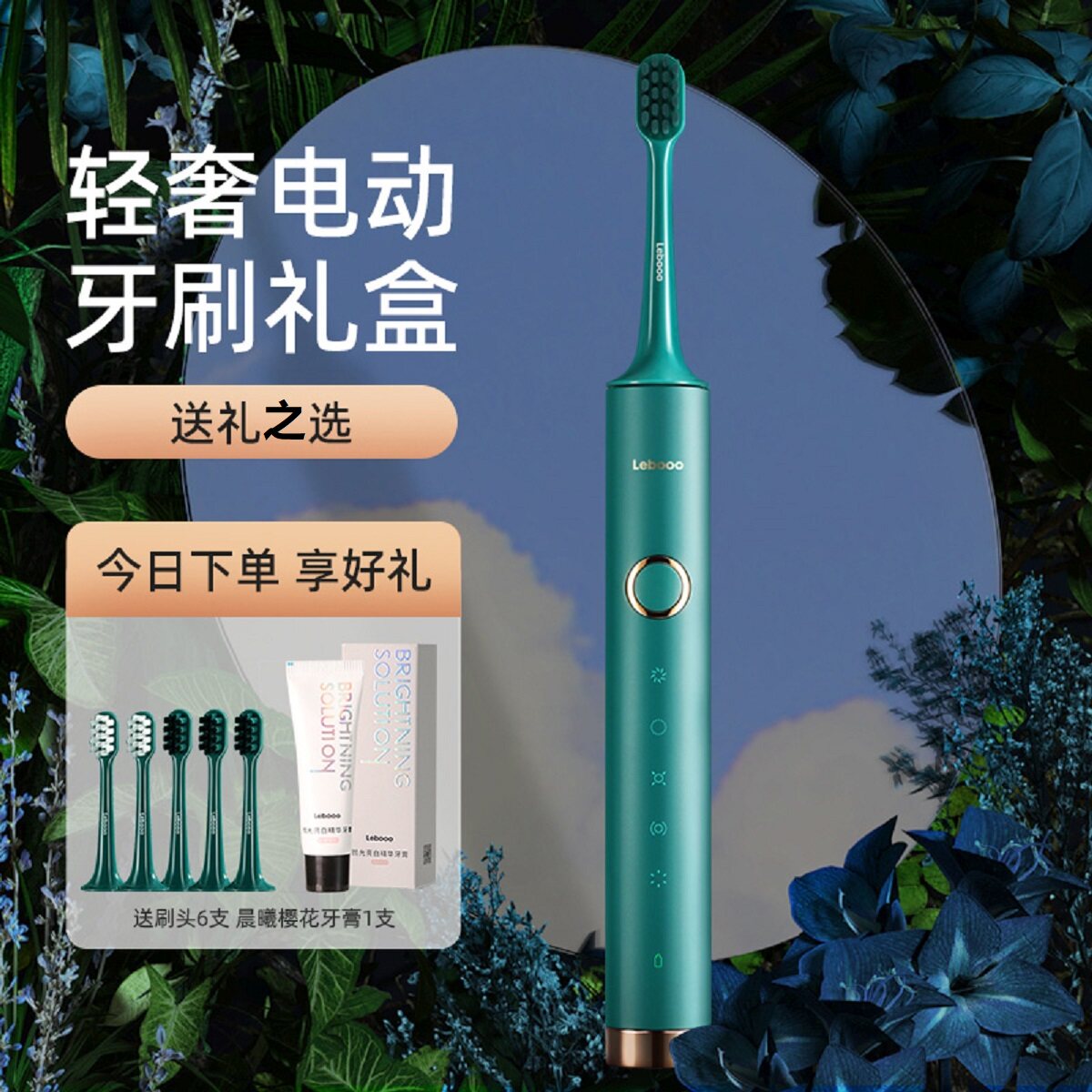 力博得电动牙刷充电式全自动超声波男女士成人软毛学生情侣套装