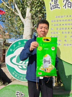 正宗新疆阿克苏温宿留胚芽米现碾鲜10斤生态丑米2025年新大米包邮