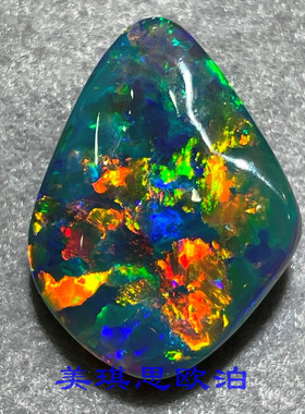 【美琪思欧泊】澳洲黑欧泊裸石14.80克拉(联系询价)