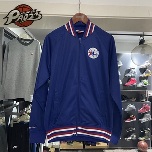 MN 美职篮球队 复古运动刺绣夹克外套 情侣