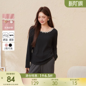 收腰T恤胖mm韩系慵懒松弛感上衣 正肩捏褶修身 采多宝大码 女装