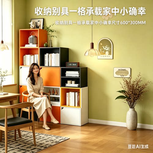 格子柜收纳柜简约diy