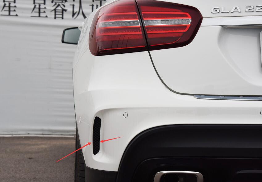 适用于奔驰GLA后杠格栅GLA220 GLA200 260 45运动包围小饰条w156