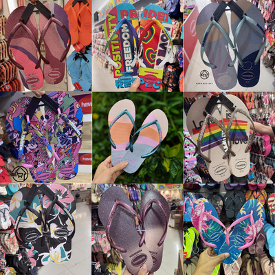 巴西哈瓦那细带女士防滑沙滩拖鞋