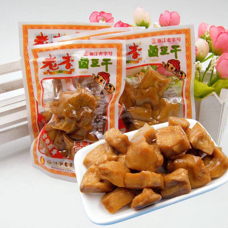 老李卤豆干好吃熟食豆腐干小吃