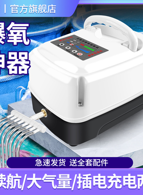 交直流两用充电氧气泵大功率养鱼增氧泵卖鱼充氧机气泵钓鱼打氧机