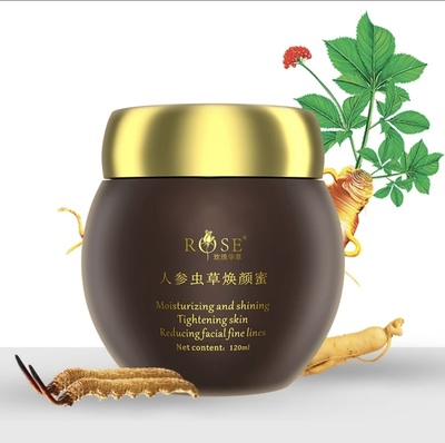 玫瑰华萃虫草焕颜蜜修复紧致抗衰不加水的面膜