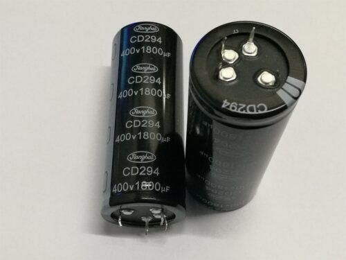 400v1800uf原装江海CD294 逆变器 变频器4脚电容 40X100