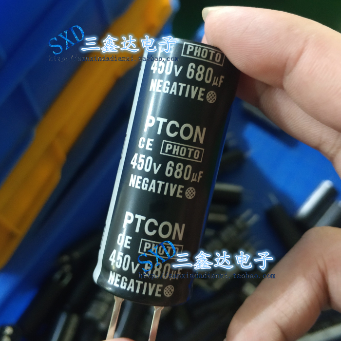 450V680UF原装闪光灯专用照相机医疗仪电容680UF450V片脚25*60