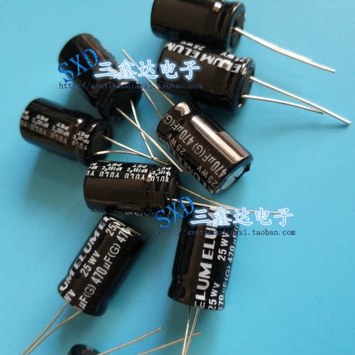 25V470UF 470UF25V全新原装音频功放 无极NP立式 电容 10*20