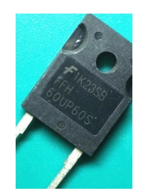 FFH60UP60S 原装拆机快恢复管  TO-3P 60A600V 测好