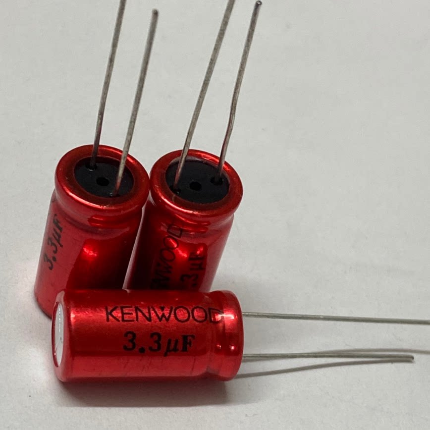 100V3.3UF 3.3UF全新进口日本无极性高音喇叭音频分频电容器10*20