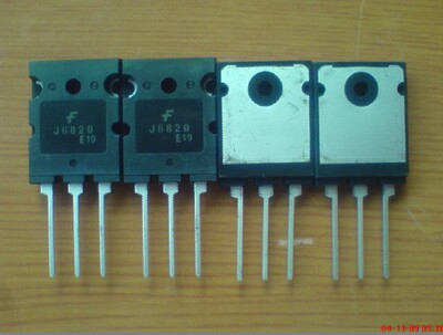 J6820 进口原装拆机高清行管三极管 1500V 20A 60W【大】