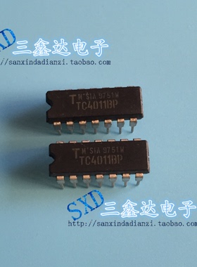 TC4011BP 4011 全新原装进口 直插集成IC  DIP-14正品 现货