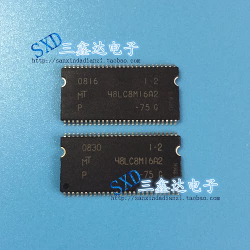 MT48LC8M16A2P-75IT MT48LC8M16A2原装进口拆机集成IC 质量保证【现货可直接拍下】质量保证。满额包邮活动火热进行中。高性价比，现货型号齐全，仓库系统化，专业配货，当天发出。欢迎购买。