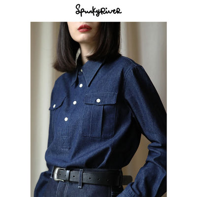 SPR宽松猎装原牛复古衬衣