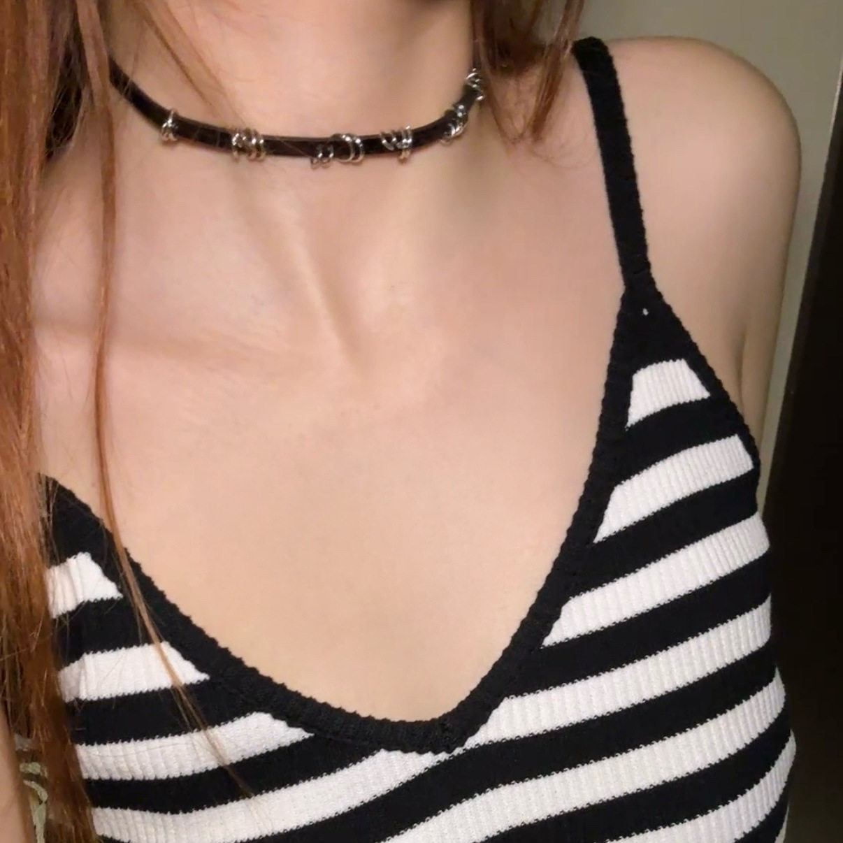 千禧辣妹朋克choker项圈锁骨链