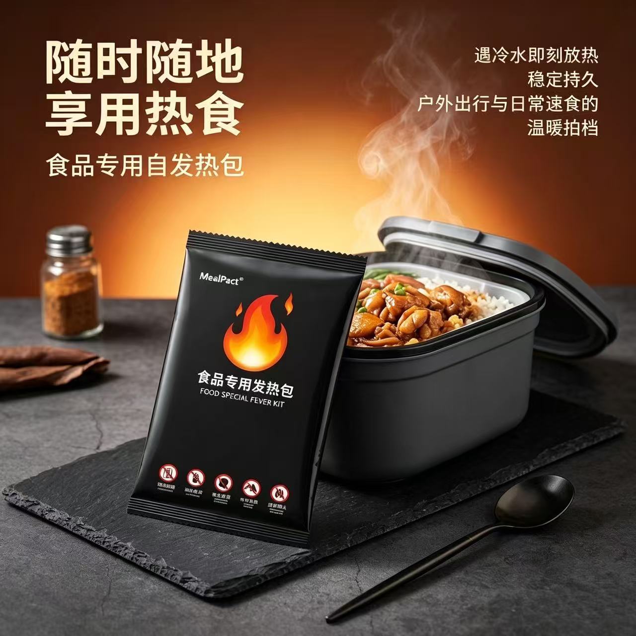 食品专用加热包发热包自热包一次性自加热饭盒自嗨锅户外生石灰包