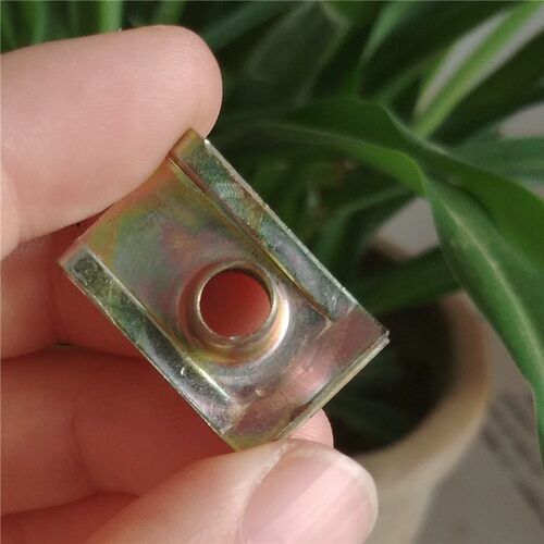 6MM 快丝垫片钢片自攻丝座铁片卡扣卡子2263