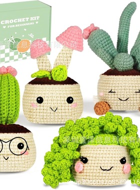 跨境新品crochet kit for beginners