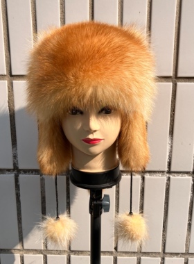 男女小浣熊猫耳帽儿童护耳雷锋帽美洲貉子风雪帽秋冬超萌可爱户外
