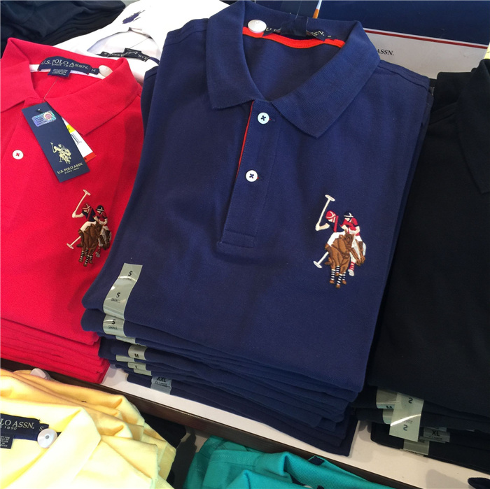 U.S Polo Assn马球协会男士大马标短袖POLO衫纯棉 美国正品现货