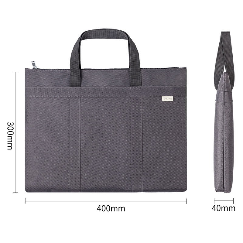 델리 문서 가방 휴대용 지퍼 가방 대용량 옥스포드 천 보관 가방 학생 튜토리얼 가방 컴퓨터 서류 가방