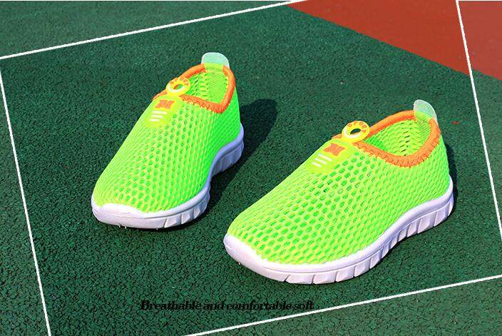 米可利夏季运动鞋儿童网鞋男童鞋透气运动鞋内长17.