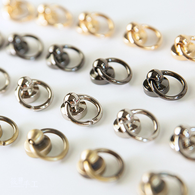 手工辅料diy和尚头螺丝扣挂扣