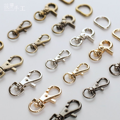 筱布叮 优质小号龙虾扣10mm12mm 狗扣钩扣 手工DIY辅料包金属配件 - 封面