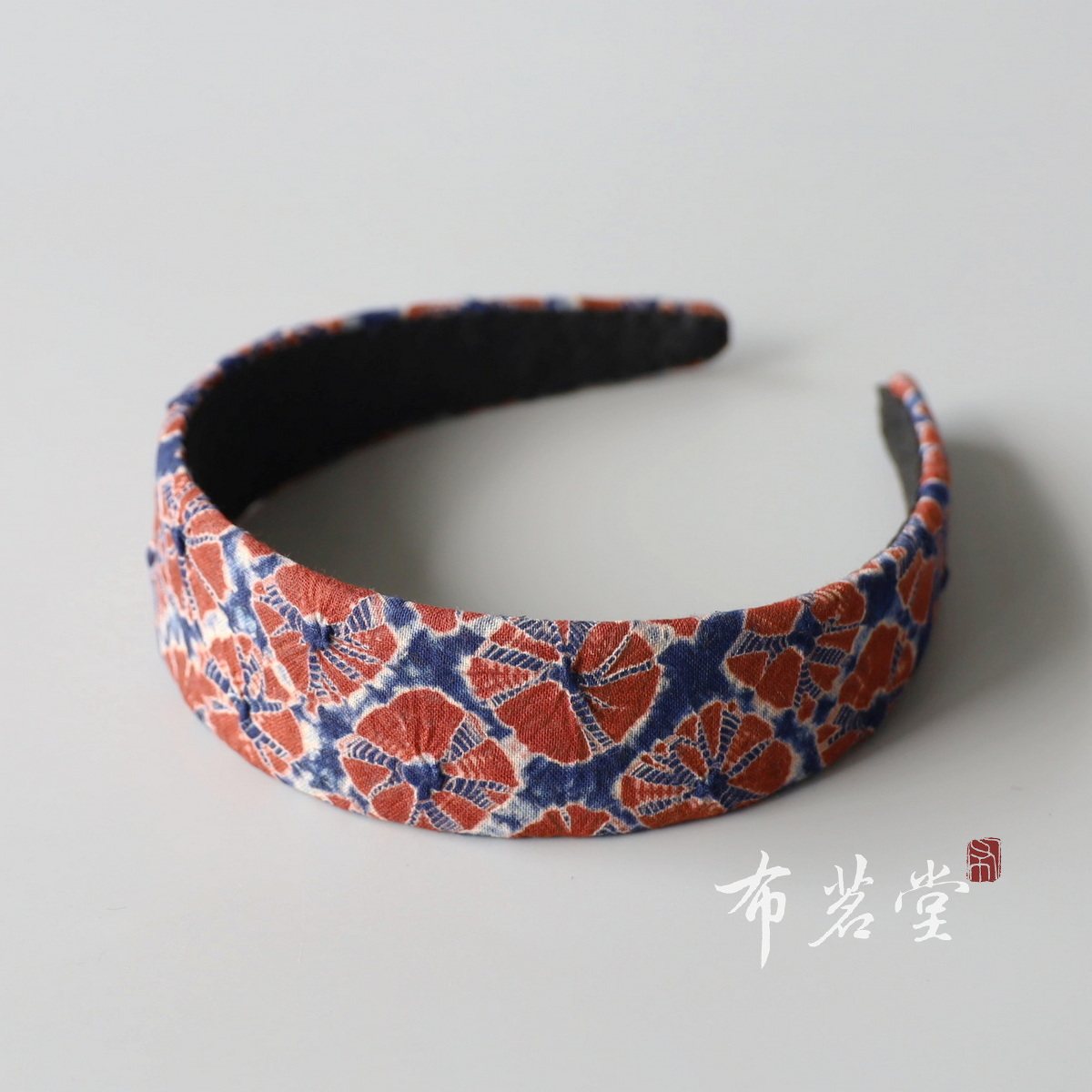 云南大理手工白族扎染发箍头饰图片