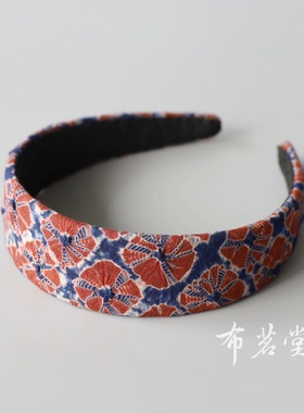 云南大理手工白族扎染发箍头饰