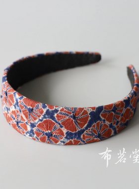 云南大理手工白族扎染发箍头饰