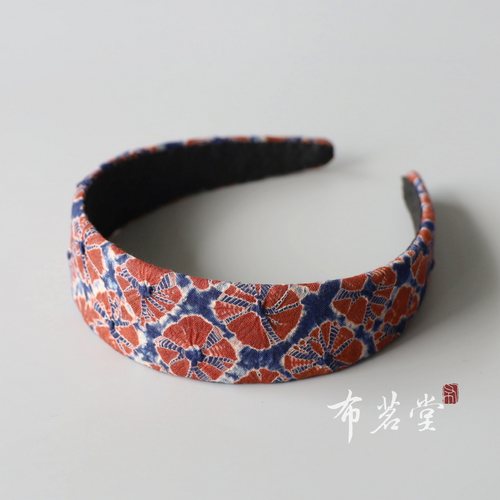 云南大理手工白族扎染发箍头饰