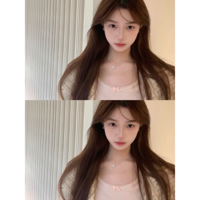 BBen 德绒修身弹力打底衫女秋冬2025冬季新款蝴蝶结T恤打底上衣