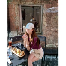 BBen 打底衫女中袖2025秋季新款设计感小众内搭气质正肩T恤上衣