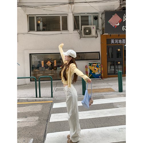 清仓特价 clean fit韩系宽松牛仔裤女春秋2025新款直筒百搭裤子