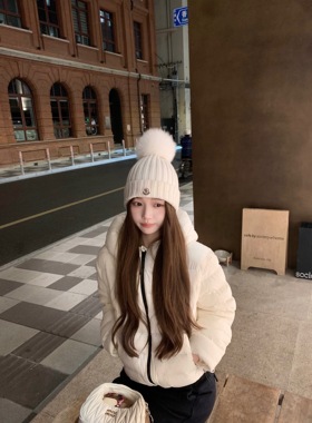 BBen 新国标90白鸭绒jue美排骨羽绒服女短款2025冬装新款保暖外套