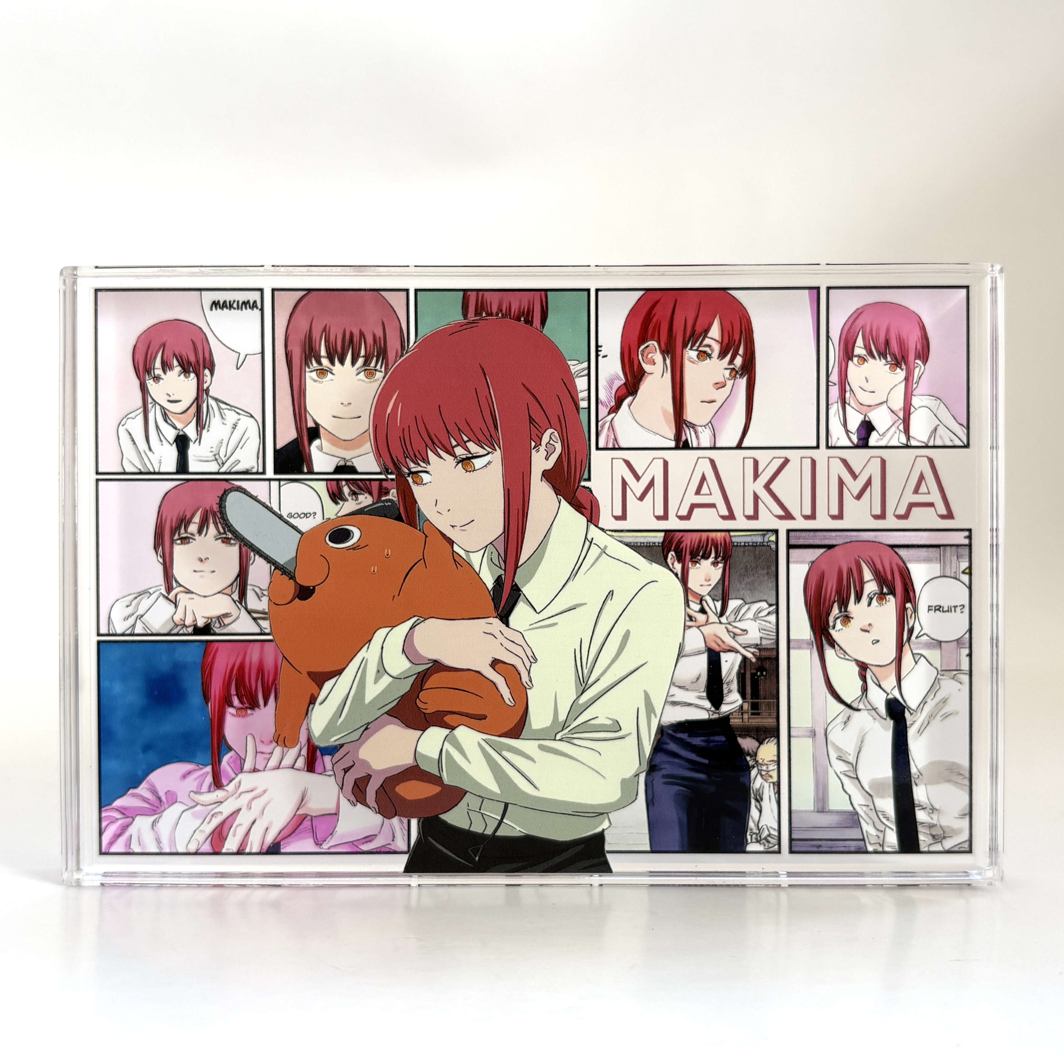 电锯人玛奇玛高清进口亚克力生日砖谷子周边二次元摆件