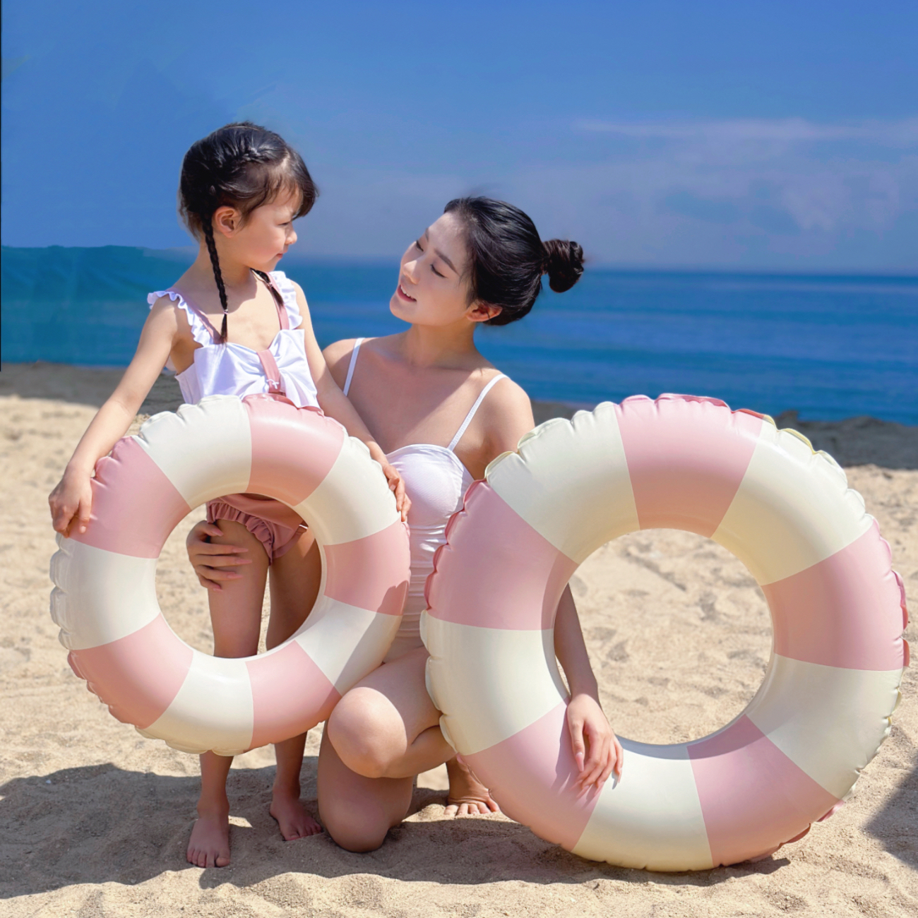 游泳圈成人加厚儿童泳圈男女大人网红腋下圈充气救生圈宝宝浮圈