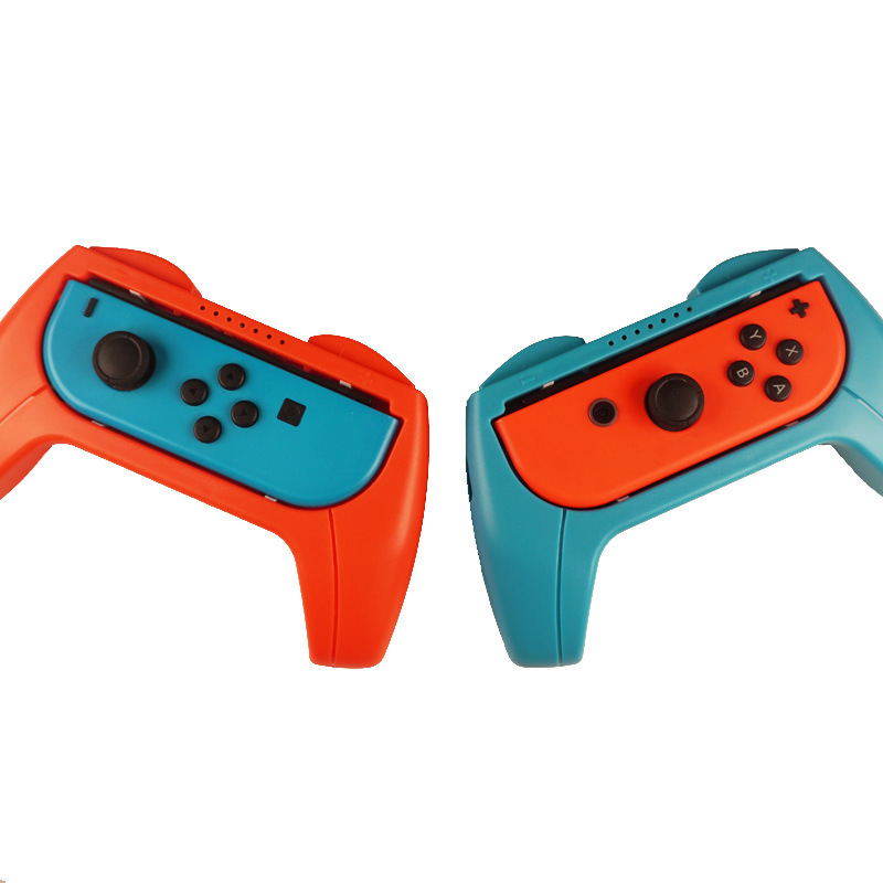 Switch 手柄手把握把 NS左右手柄游戏托把2个装switch握把保护壳