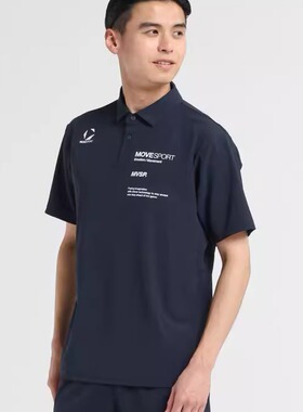 日本movesport高尔夫男装25夏防晒速干短袖POLO衫T恤男ST5SHSD8MB
