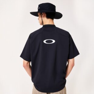 日本OAKLEY欧克利高尔夫男装25春夏速干半高领短袖T恤男FOA409095