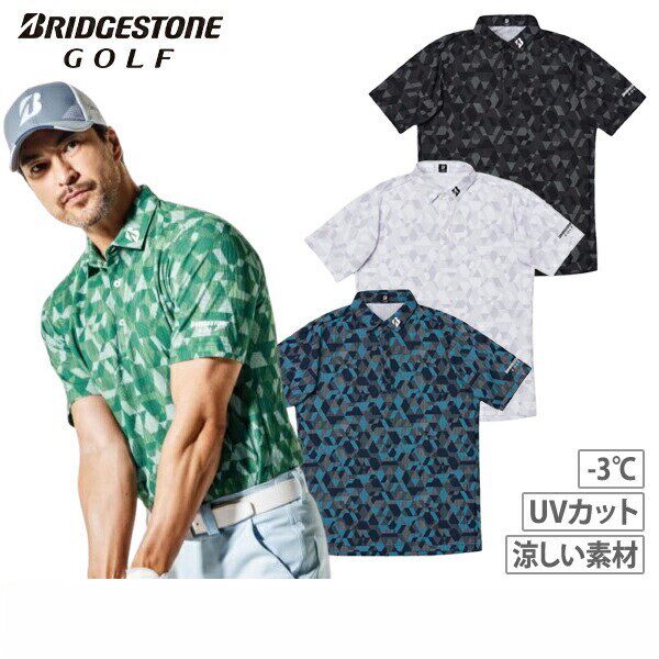 BRIDGESTONE高尔夫短袖POLO衫T恤