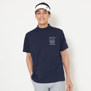 日本Callaway卡拉威高尔夫男装25春秋男款半高领短袖T恤C25234100