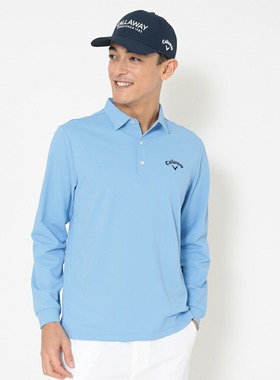 日本Callaway卡拉威高尔夫男装26春夏速干长袖POLO衫T恤C26133100