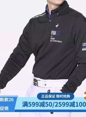 日本Le Coq公鸡男装高尔夫24秋乐卡克光热长袖POLO衫男LG4FLS05M
