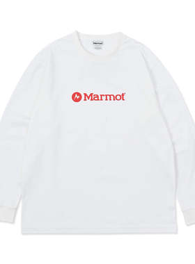日本代购marmot土拨鼠25秋季吸汗速干圆领长袖T恤男MTFW25MLS065